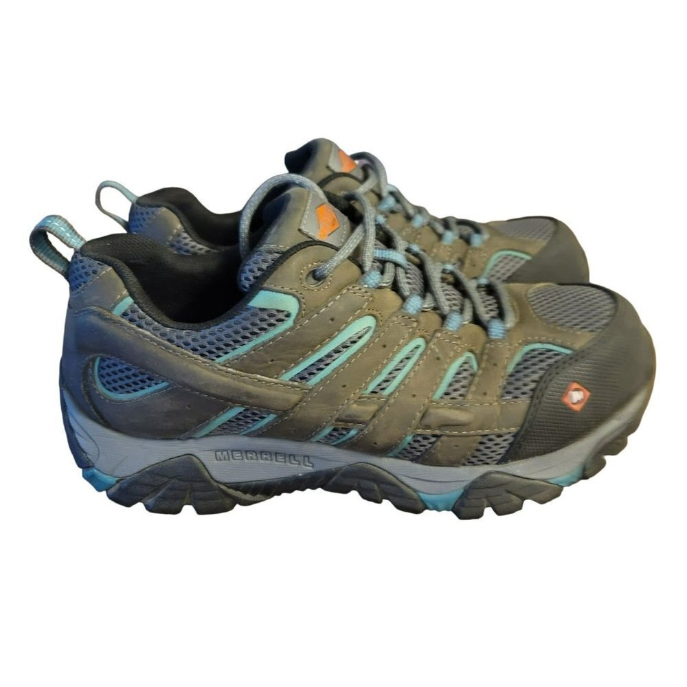 Merrell Safety Shoes Heat Resistant Womens Sz 9 Waterproof Comfort Work - Picture 4 of 9